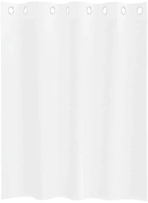 Cortinas com cortinas 2 pcs Branco 140 x 140 cm Poliéster