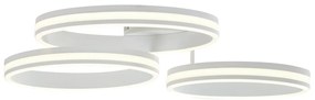 Plafon Branco Incl. LED Regulável em 3 Níveis 3-Luzes - Navara Design