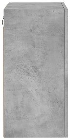 Móvel parede p/ TV 40,5x30x60cm derivados madeira cinza cimento
