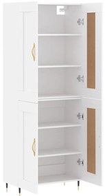 Armário alto 69,5x34x180 cm derivados de madeira branco