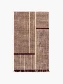 Tapete de pelo curto com franjas Monochrome, Design Folkform