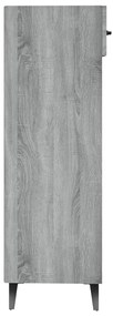 Sapateira 30x35x105 cm derivados de madeira cinzento sonoma