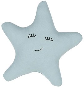 Almofada decorativa em forma de estrela azul 40 x 40 cm BHOPAL Beliani