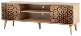 Móvel TV Truva – Carvalho Sonoma – 140x50x40 cm