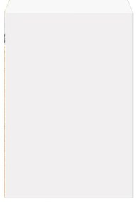 Móvel de parede para TV com luzes LED 130x31x45 cm branco