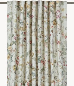 Cortinados opacos com multi-banda Garden, conjunto de 2, L 135 cm