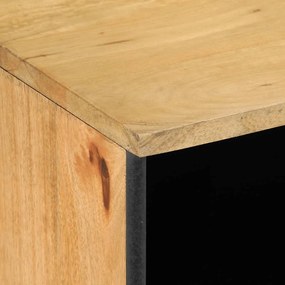 Móvel de TV 100x33x46 cm madeira de mangueira maciça castanho