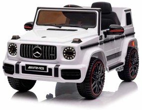 Carro elétrico para crianças Mercedes G New 12V com licença original, bateria, portas de abrir, assento único, 2 x motor, bateria de 12 V, controlo re