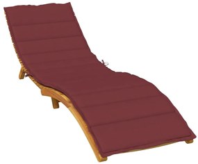 vidaXL Almofadão para espreguiçadeira 200x60x4cm mesclado tecido