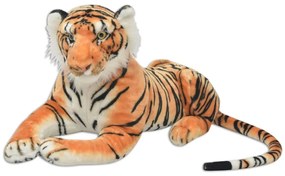 Tigre de peluche, castanho, XXL