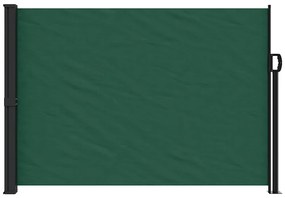 Toldo lateral retrátil 140x600 cm verde-escuro