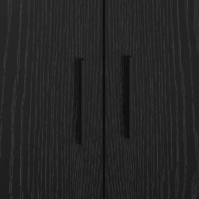Estrado de Cama Carvalho Preto 90x200 cm
