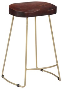 Bancos de bar Gavin 2 pcs madeira mangueira maciça
