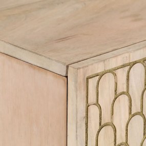 Móvel de apoio 90x33x75 cm madeira de mangueira maciça