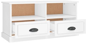 Móvel de TV 93x35,5x45 cm derivados de madeira branco