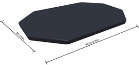 Cobertura de piscina Flowclear 300x200 cm