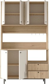 Mobiliário "RE7-SW" - Design Moderno - Oak
White