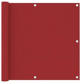 Tela de varanda 90x400 cm tecido Oxford vermelho