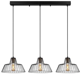 Candeeiro Chandelier Hakcu – Preto Antique – 100 x 30 x 116 cm