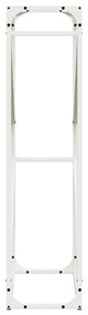 Suporte para lenha 60x25x100 cm aço laminado a frio branco