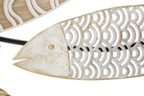 DECORAÇÃO DE PAREDE PEIXE CM 118X5,7X46,4 MULTICOLORIDO