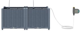Jardineiras de Jardim 1 pc Cinzento-claro 80 x 40 x 37.5 cm