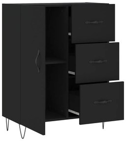 Aparador 69,5x34x90 cm derivados de madeira preto