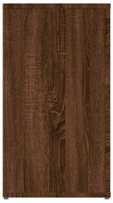 Aparador 100x33x59,5 cm derivados de madeira carvalho castanho