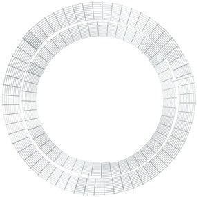 Braseira gabião Ø 100 cm ferro galvanizado