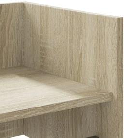 Prateleira parede 100x35x30,5 cm deriv. madeira carvalho sonoma