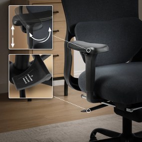 Cadeira de Escritório Leesburg preta