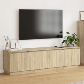 Armário para TV vidaXL com LED Carvalho Sonoma 180x38x49 cm Madeira en