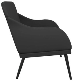 Banco 110x76x80 cm couro artificial preto
