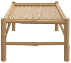 Mesa de centro para jardim 100x55x33 cm bambu