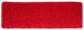 Tapetes de escadas 30 pcs 65x21x4 cm vermelho