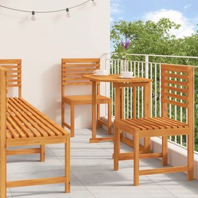 Conjunto de Jantar de Jardim vidaXL com 6 Peças em Madeira Sólida de Acácia