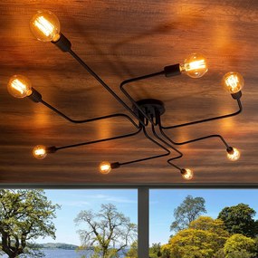 Chandelier Truva – Preto – Diâmetro 190 cm, Altura 15 cm