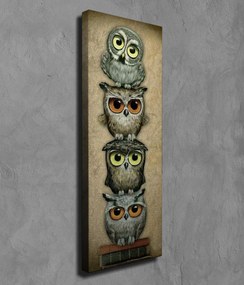Pintura Decorativa em Tela PC119 – Multicolor – 30 x 80 cm