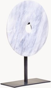 Escultura em disco de mármore artesanal Zoro