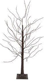 Candeeiro de pé de Natal Árvore castanho 120cm incl. LED com temporizador IP44 - Ki