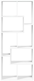 Estante divisória 67x25x161,5 cm derivados de madeira branco