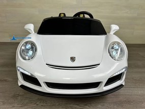 Carro elétrico para crianças Desportivo RUF CTR3 24V 2.4G MP4, Rodas de borracha, 2 lugares em pele sintética Branco