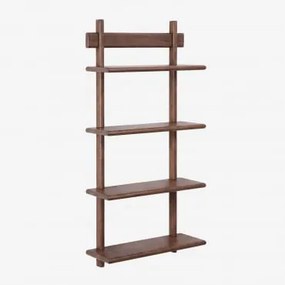 Estante De Parede De Madeira Mianor Castanho-acácia Escuro & ↔︎ 60 Cm - Sklum