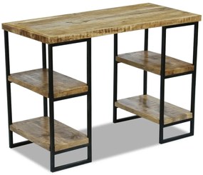 Mesa de escritório madeira de mangueira 110x50x76 cm