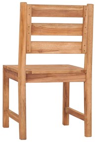 Cadeiras de jardim 6 pcs madeira de teca maciça