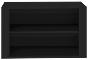 Sapateira 75x35x45 cm derivados de madeira preto