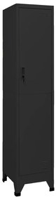vidaXL Cacifo 38x45x180 cm aço preto