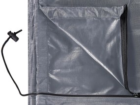 Capa para cadeira suspensa 200 x 120 cm cinzenta CHUVA Beliani