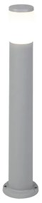 LED Poste externo cinza 80 cm IP55 incl. E27 regulável em Kelvin - Carlo Moderno