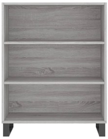Armário alto 69,5x34x180 cm derivados de madeira sonoma cinza